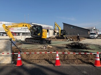 「新ショールーム」建て替え工事が始まりました！